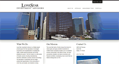 Desktop Screenshot of lonestarinvestmentadvisors.com