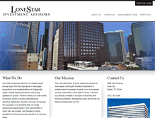 Tablet Screenshot of lonestarinvestmentadvisors.com